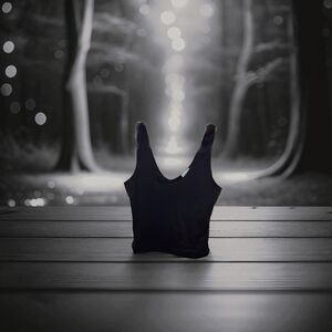 Rue 21 tank top crop top Black